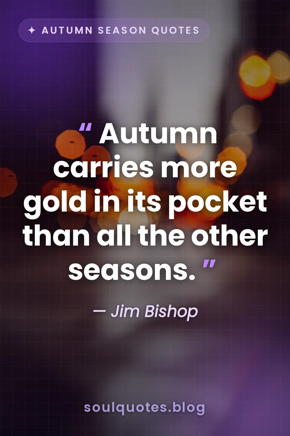 soft glowing golden lights blurring in a warm autumn background
