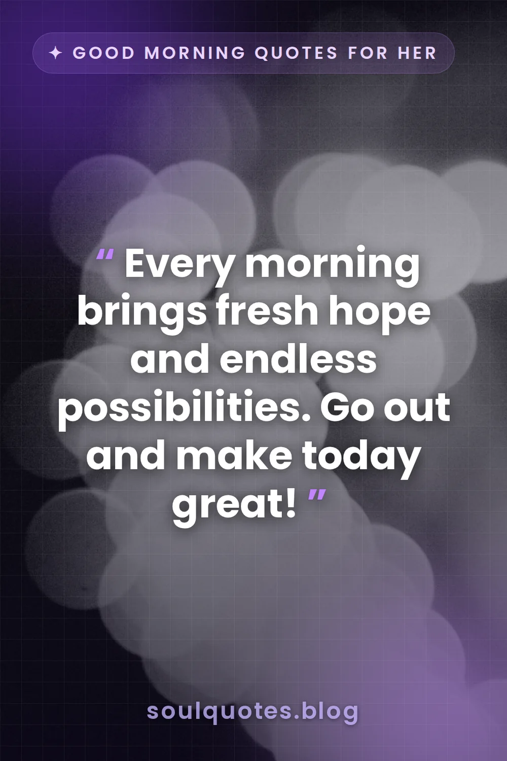 bokeh atmospheric background for a soulful quote card