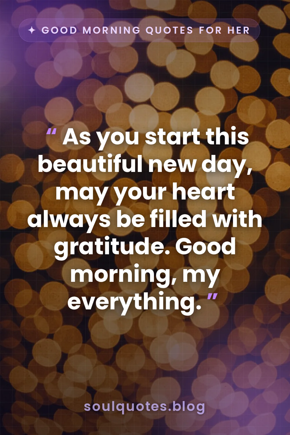 bokeh atmospheric background for a soulful quote card