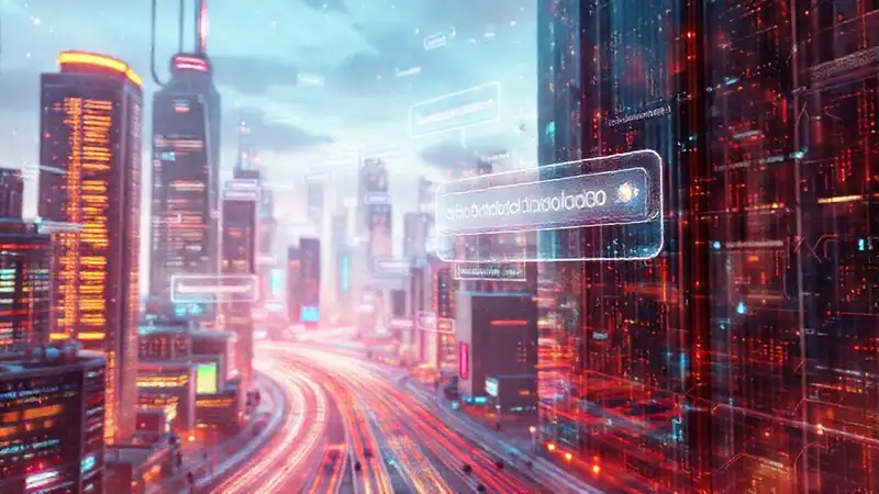 A vibrant, hopeful digital future emerges